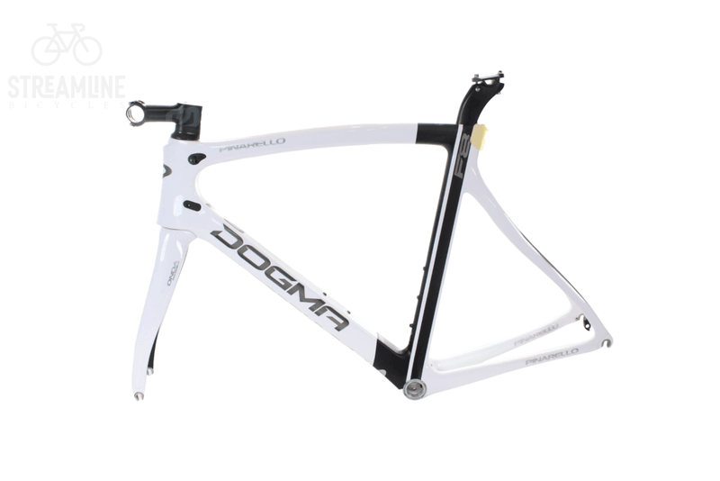 Pinarello Dogma F8 685 White/Black - Carbon Road Bike Frame - Grade: Ex-Display Bike Pre-Owned 