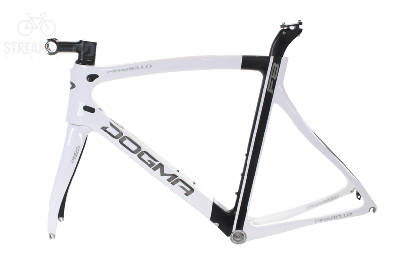 Pinarello Dogma F8 685 White/Black - Carbon Road Bike Frame - Grade: Ex-Display Bike Pre-Owned 