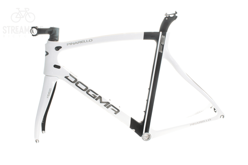 Pinarello Dogma F8 685 White/Black - Carbon Road Bike Frame - Grade: Ex-Display Bike Pre-Owned 