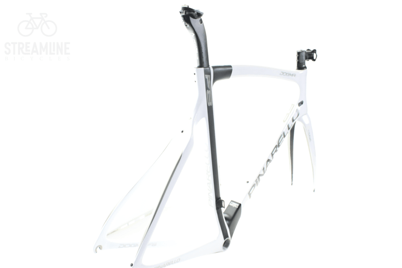 Pinarello Dogma F8 685 White/Black - Carbon Road Bike Frame - Grade: Ex-Display Bike Pre-Owned 