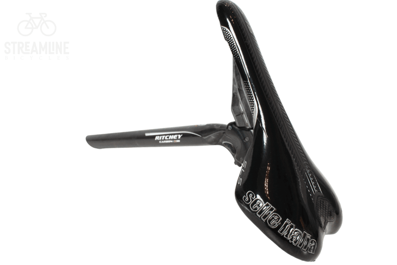 Ritchey Flexlogic Carbon WCS / Selle Italia SLS Kit Carbonio Flow Carbon - Seatpost - Grade: Excellent Bike Pre-Owned 